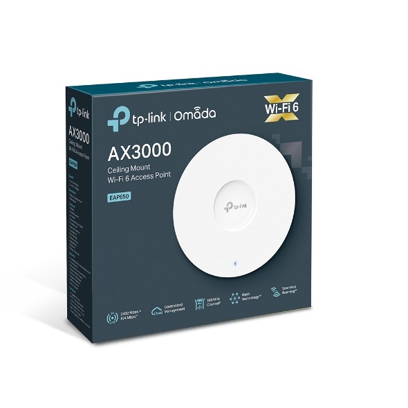 omada EAP650 Ceiling Mount  Access Point (Wi-Fi 6)